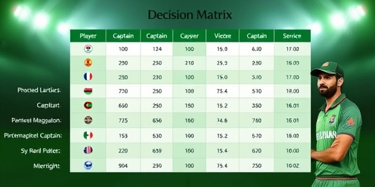 WinBuzz Login captain decision matrix